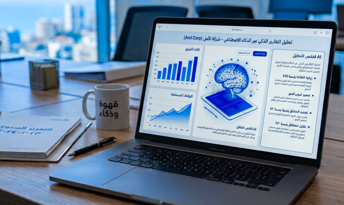 تحليل التقارير بواسطة الذكاء الاصطناعي